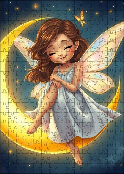 Ahşap Mdf Puzzle Yapboz Ay Perisi 255 Parça 35 x 50 cm