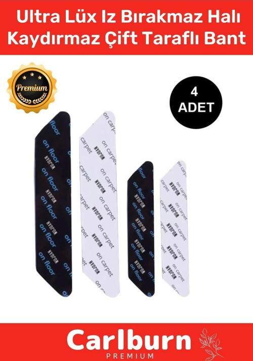 Özel Üretim Leke İz Bırakmayan Kilim Koltuk Örtüsü Sabitleme Yapıştırma Halı Kaydırmaz 4'lü Bant