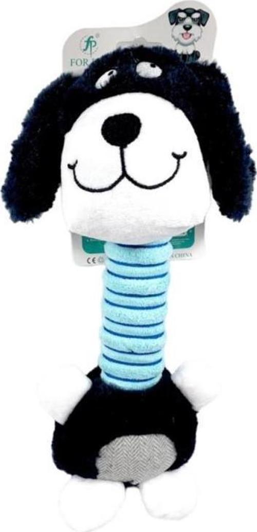 W562 Kedi ve Köpek Peluş Oyuncak Mavi 35-15cm