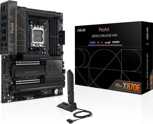 PROART X870E-CREATOR WIFI AMD X870E Soket AM5 DDR5 8000+(OC)MHz ATX