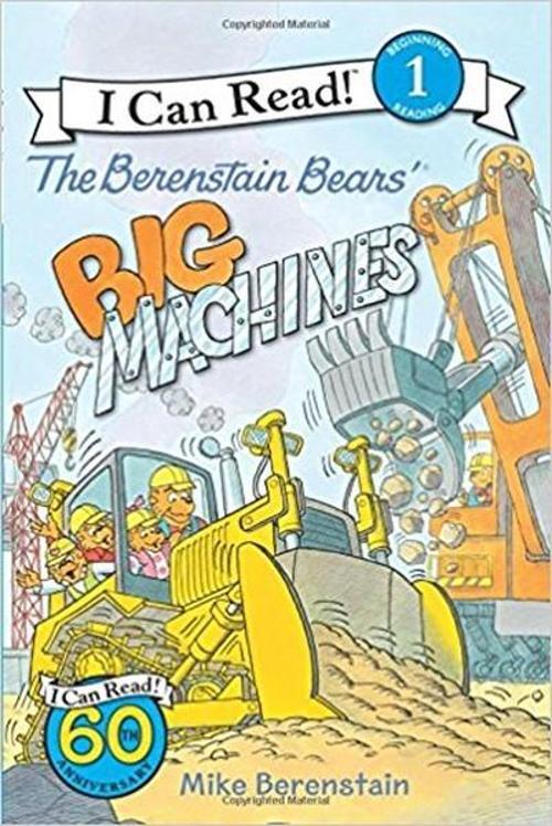 The Berenstain Bears' Big Machines (I Can Read Level 1) 
