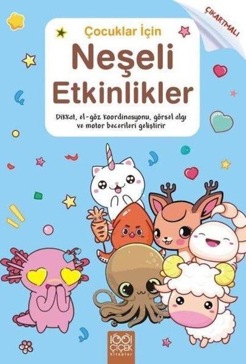 Çocuklar için Neşeli Etkinlikler - Çıkartmalı