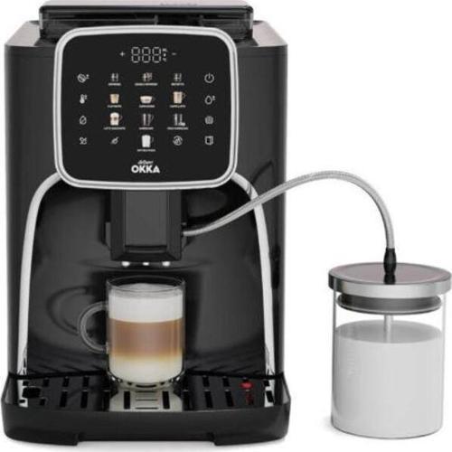Okka Pro M OK0028-05 Krom Tam Otomatik Espresso Makinesi