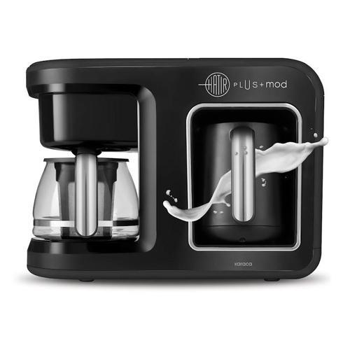 Hatır Plus 5 in 1 Essential Közde ve Sütlü Türk Kahvesi ve Filtre Kahve Makinesi Black Chrome