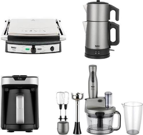 Mutfak Seti / Elektrikli Çeyiz Seti 4Lü Avantaj Plus Set Silver Stone