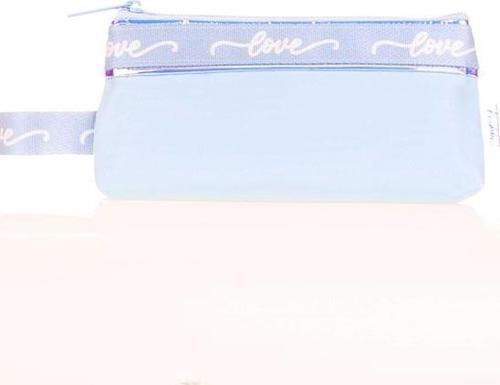 Mirror Baggy Kalem Çantası Blue K2668