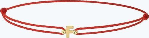 Altın İpli F Harfi Bileklik