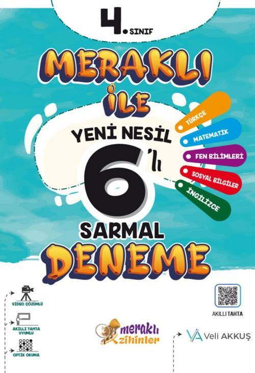 4.Sınıf Meraklı Zihinler Tüm Dersler Yeni Nesil Sarmal Denemeler