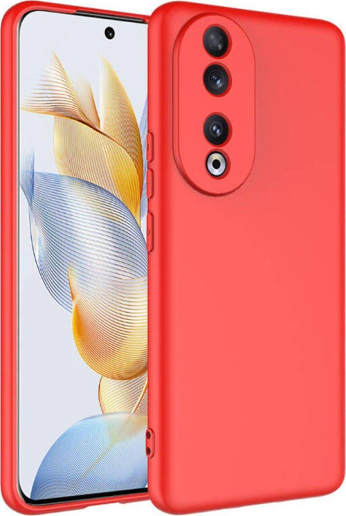 Honor 90 İçi Kadife Dolgulu Şık Candy Lansman Silikon Kılıf