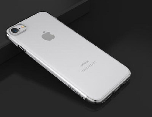 İphone Se 2022 Kenarları Renkli Arkası Şeffaf Bosses Premium Silikon Kılıf