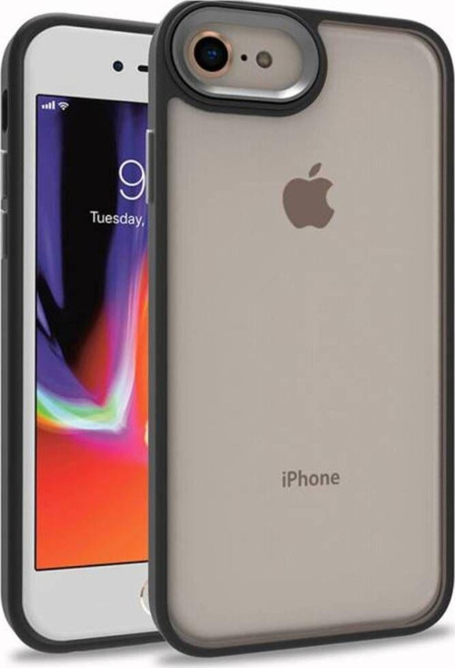 İphone Se 2022 Şık Görünümlü Ve Arkası Şeffaf Flora Premium Kılıf