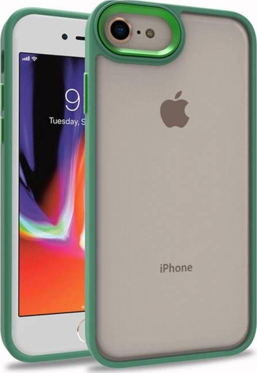 İphone Se 2022 Şık Görünümlü Ve Arkası Şeffaf Flora Premium Kılıf