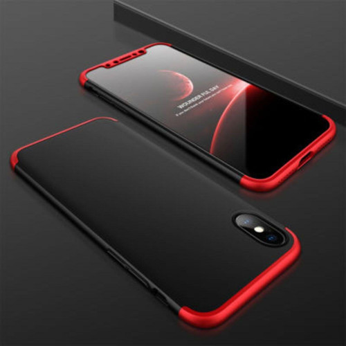 İphone Xs 3 Parçalı Tam Koruma Şık Astrea Premium Sert Kılıf