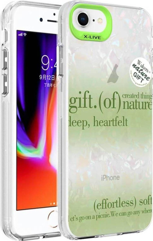 İphone Se 2022 Kılıf Mermer Desenli Marbello Kapak
