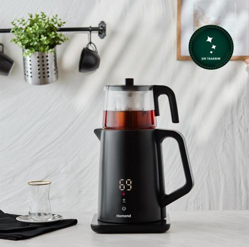 Royaltea Cooltouch 1795H Dokunmatik Çift Duvarlı Paslanmaz Çelik Konuşan Çay Makinesi