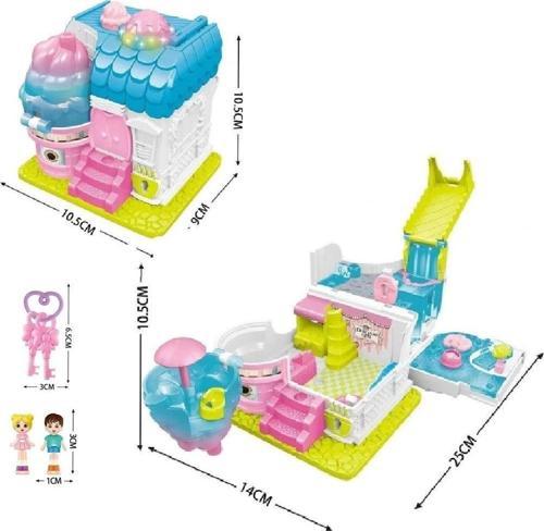 QF2910-11-12-13-14-15 Işıklı Müzikli Aksesuarlı Ev Serisi Açılıp-Katlanır