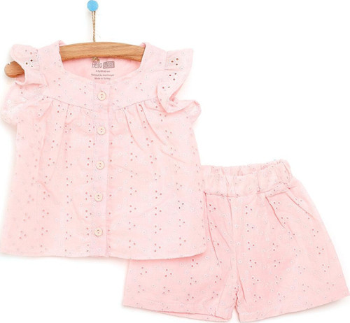 HelloBaby Cheerful Flowers Bluz-Şort Kız Bebek