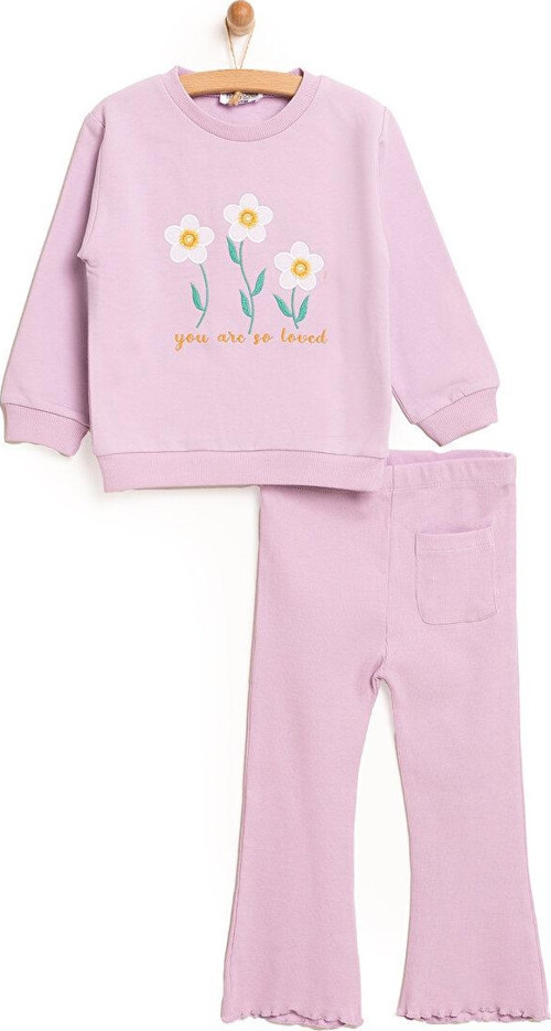 HelloBaby MOTTO KIZ Kız Eşofman Takımı Kız Bebek