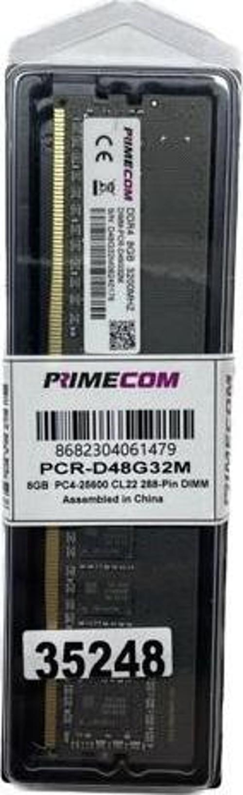 PRIMECOM PCR-D48G32M 8GB DDR4 3200Mhz PC Bellek