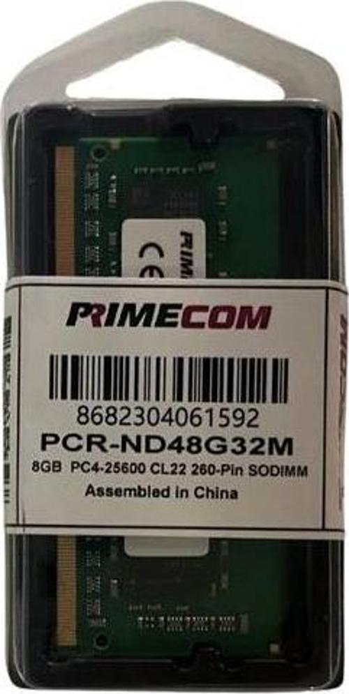 PRIMECOM PCR-ND48G32M 8GB DDR4 3200Mhz Notebook Bellek
