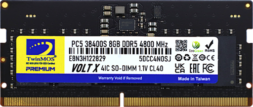 TWINMOS TMD58GB4800S40 8GB DDR5 4800Mhz Notebook Bellek