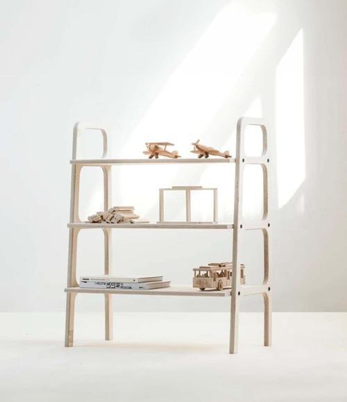 Albero Masif Ahşap Kitaplık, 90X90, Natural Renk, Cpt4654-90