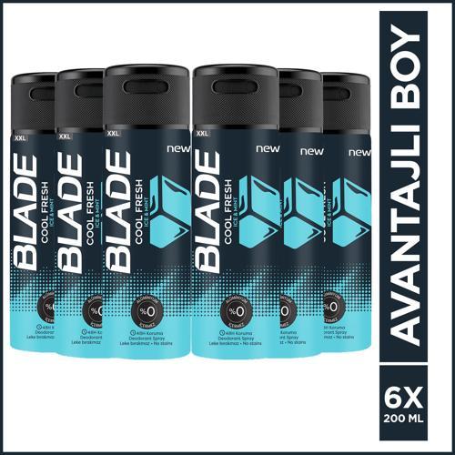 Cool Fresh Erkek Deodorant 6x200 ml