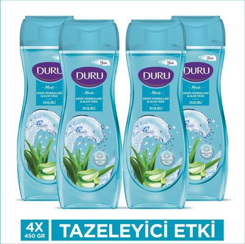 Moods Deniz Mineralleri & Aloe Vera Duş Jeli 4x450ml