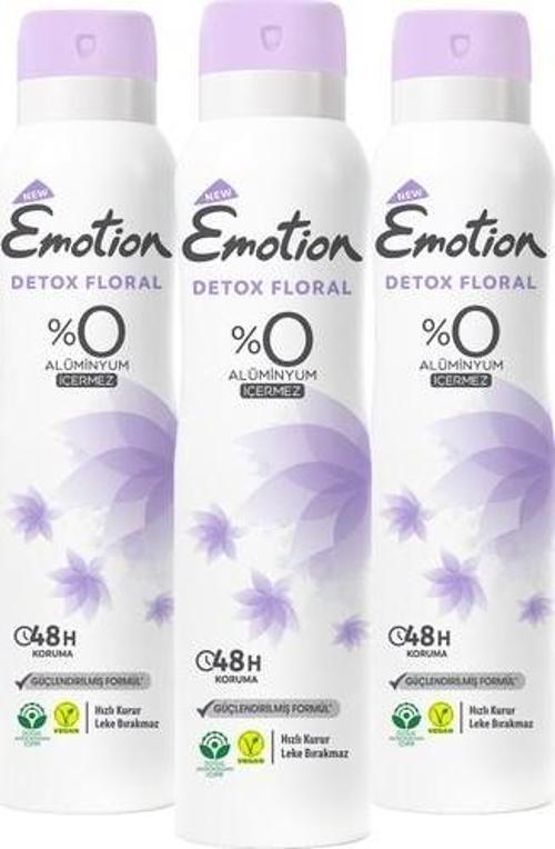 Detox Floral Deodorant 3x150ml