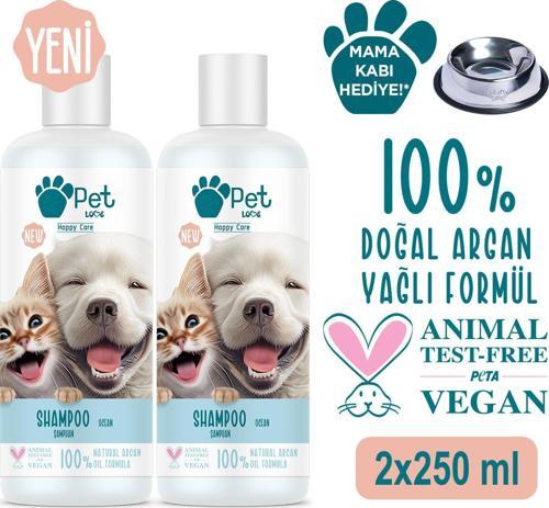 Şampuan Okyanus 2X250 ml 100% Doğal Argan Yağlı