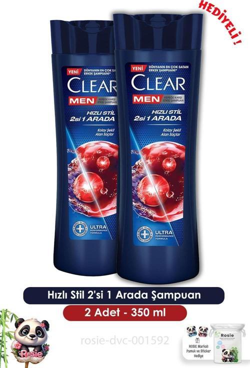 Men 2'li Hızlı Stil 2'si 1 Arada Şampuan 350 ml ve ROSIE