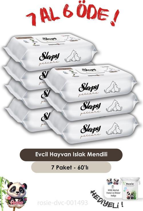 7 AL 6 ÖDE Petcare Evcil Hayvan Islak Havlusu 60'lı ve ROSIE