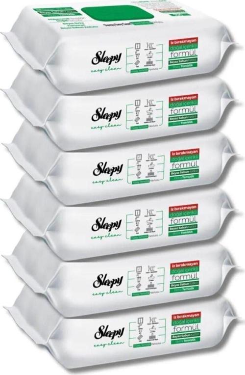 Easy Clean Beyaz Sabun Katkılı Yüzey Temizlik Bezi 100'lu 6x100 600 Yaprak