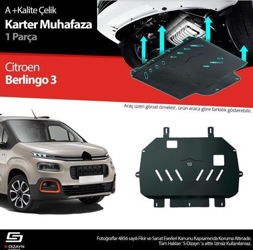 Citroen Berlingo Çelik Karter Muhafaza Koruma 2018 Üzeri A+ Kalite
