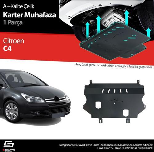 Citroen C4 Çelik Karter Muhafaza Koruma 2004-2010 A+ Kalite