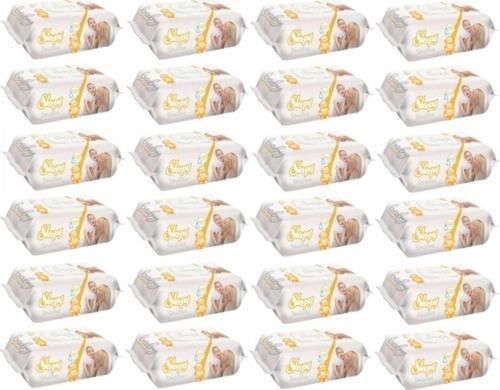 Islak Havlu 90 Yaprak 24'lü Set Sensitive Plastik Kapaklı