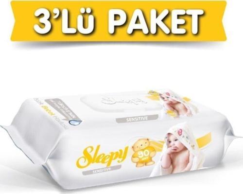 Islak Mendil Sensitive 90 Yaprak X 3 Adet 270 Yaprak