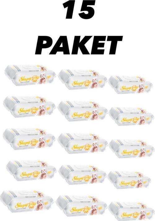 Sensitive Islak Havlu 15x90 Lı 15 Paket 1350 Yaprak