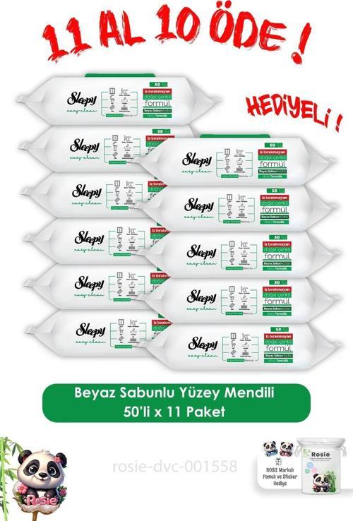 11 AL 10 ÖDE Easy Clean Yüzey Temizlik Havlusu 50' li  ve  ROSIE