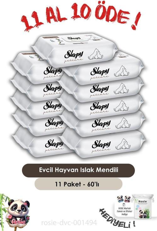 11 AL 10 ÖDE Petcare Evcil Hayvan Islak Havlusu 60'lı