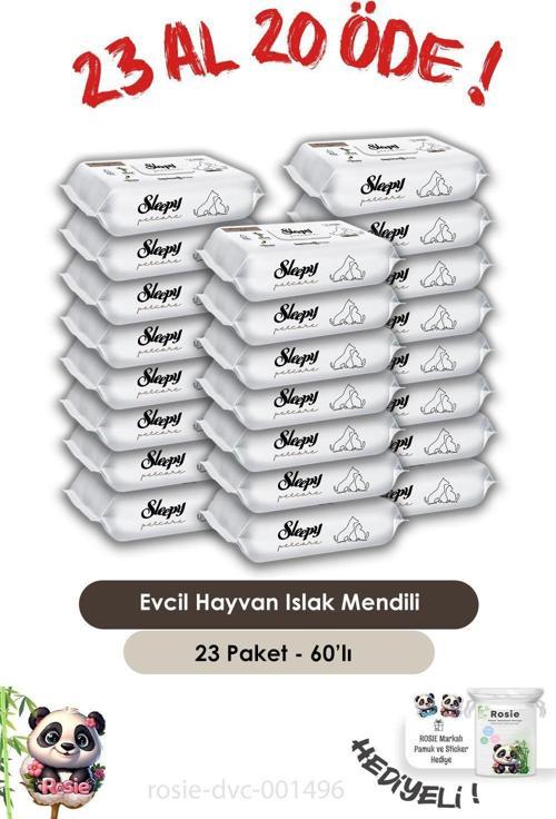 23 AL 20 ÖDE Petcare Evcil Hayvan Islak Havlusu 60'lı