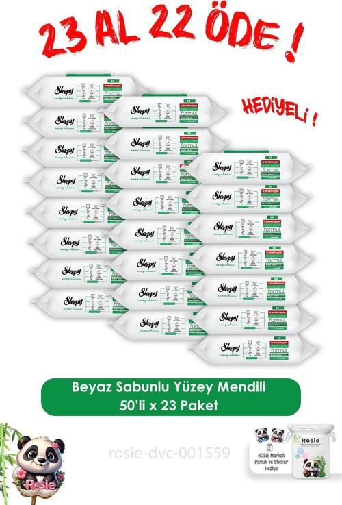 23 AL 22 ÖDE Easy Clean Yüzey Temizlik Havlusu 50' li, ve ROSIE