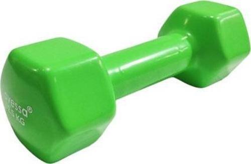 2,5 Kg Vinly Kaplama PVC Yeşil Dambıl