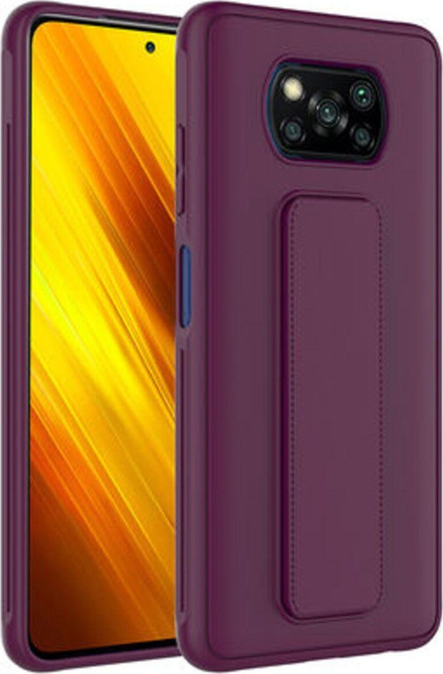Poco X3 Kılıf Şık Ve Stantlı Qstand Premium Kapak