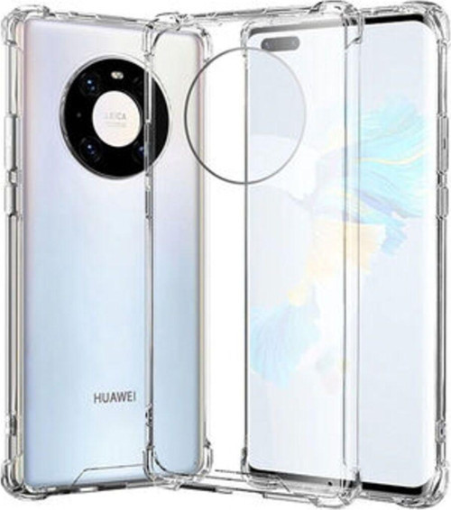 Huawei Mate 40 Pro Köşe Korumalı Şeffaf Jelly Premium Silikon Kılıf