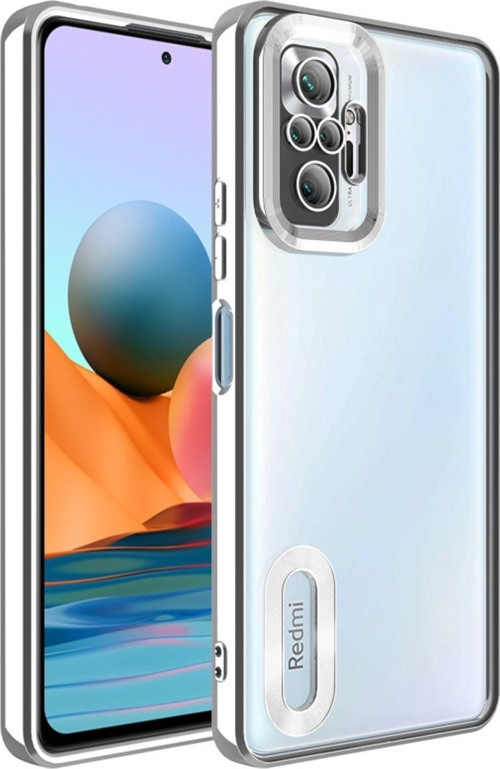 Redmi Note 10 Pro Şık Tasarımlı Ve Parlak Omega Premium Silikon Kılıf