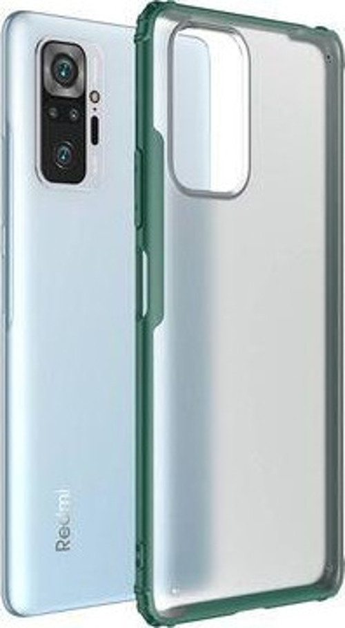 Redmi Note 10 Pro Sert Yapılı Ve Köşe Korumalı Arkası Buğulu Şık Volks Premium Kılıf