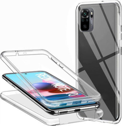 Redmi Note 10S Kılıf Şeffaf 360 Derece Koruma Enjoy Kapak