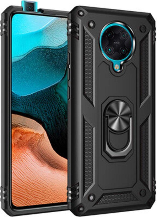 Redmi K30 Pro Çift Katmanlı Ve Yüzüklü Tam Koruma Vega Premium Kılıf