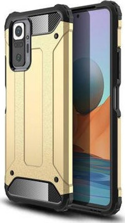 Redmi Note 10 Pro Tam Koruma Sağlayan Çift Katmanlı Crash Premium Sert Silikon Kılıf
